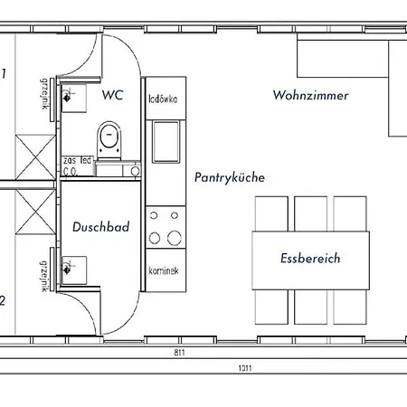 Bateau-hôtel Hausboot Hafenkoenig *